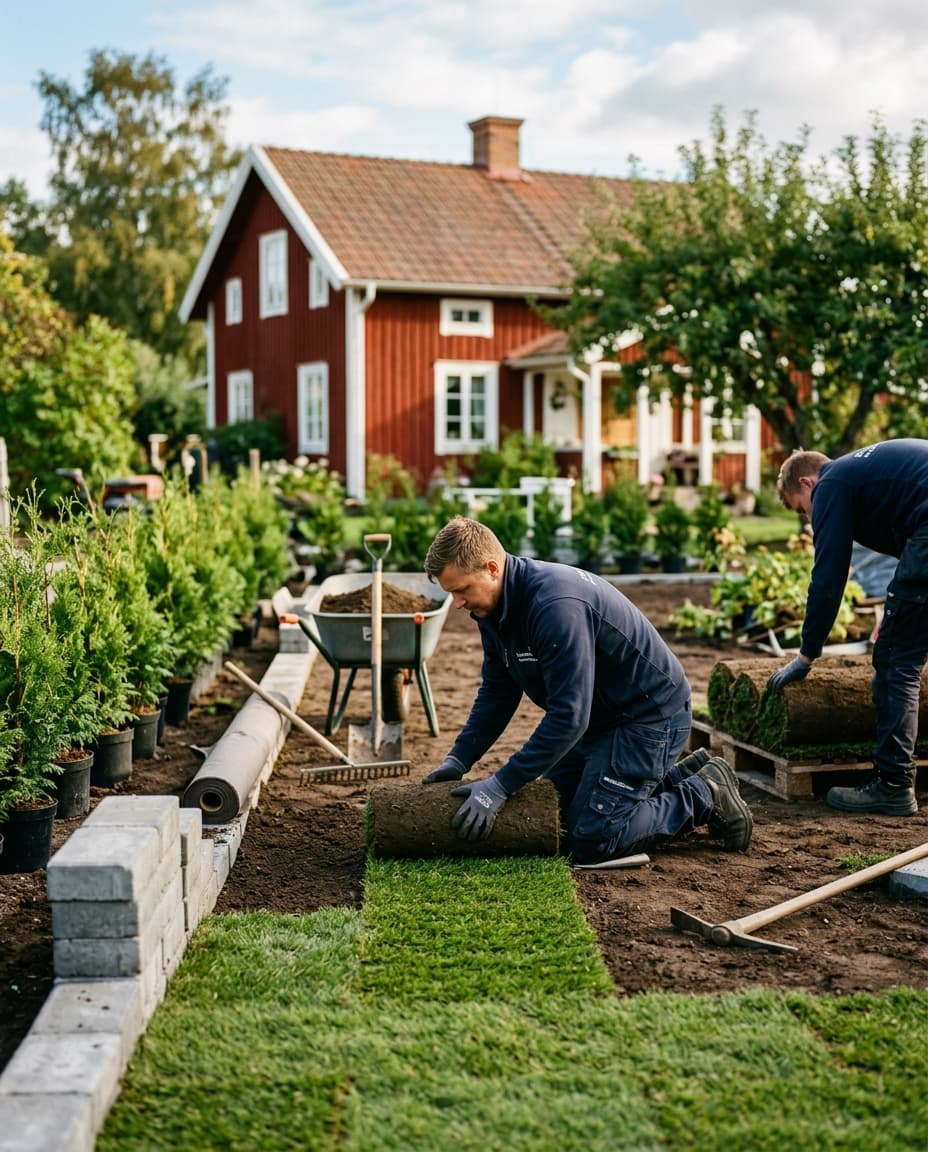 Trädgårdsanläggning